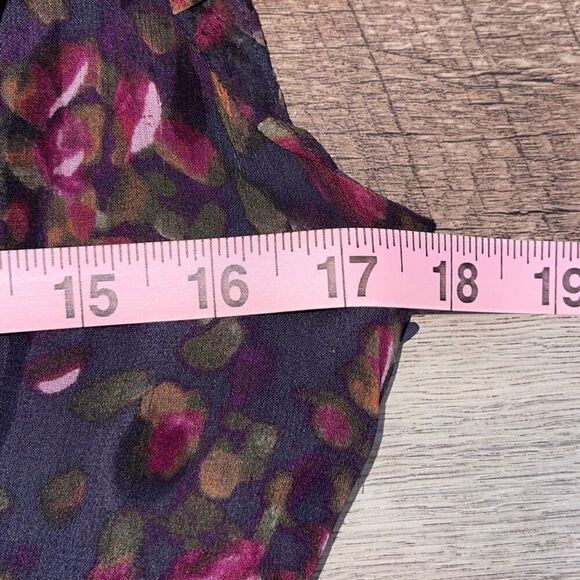 J. Crew Womens Vintage Printed Ruffle Trim Sleeveless Silk-Blend Mini Dress Size - Picture 13 of 14